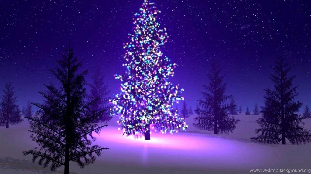 O CHRISTMAS TREE WALLPAPER   (