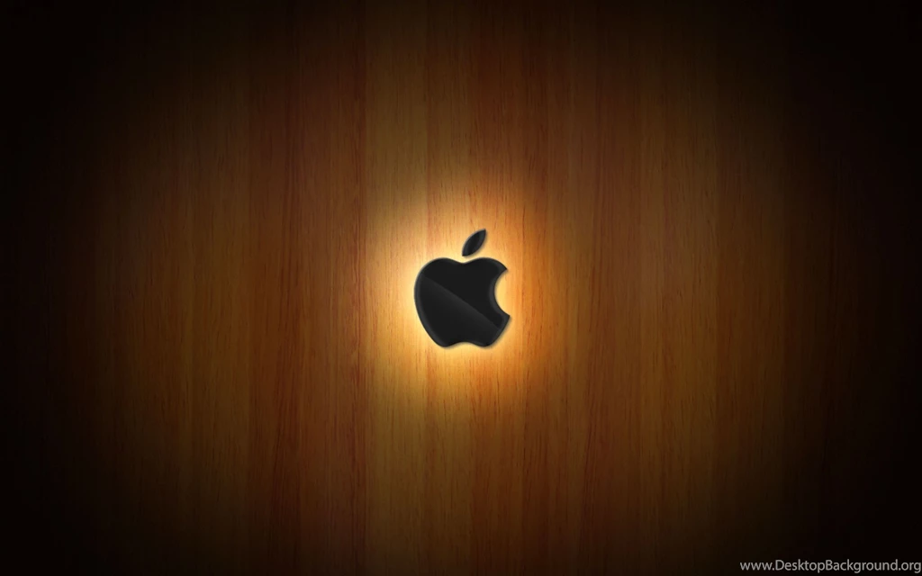Blue Rain Apple Logo Desktop Wallpapers