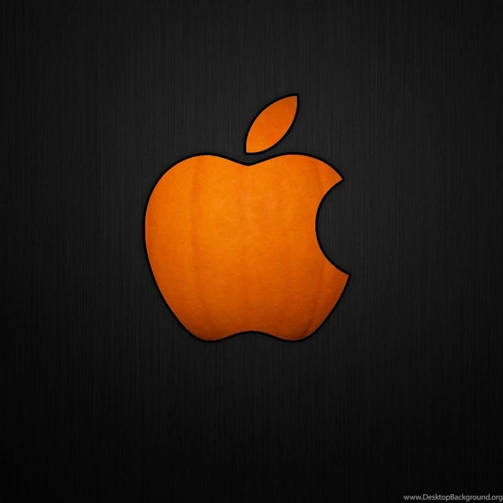 Orange Apple Logo Desktop Wallpapers Cool Orange Wallpapers