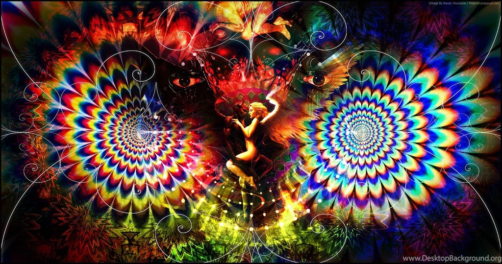 Psychedelic Digital Photo — Crafthubs