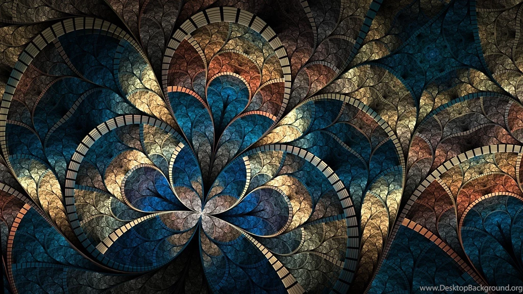 Art, Brown, Blue, Abstract, Circles, White, Psychedelic, Colors ...