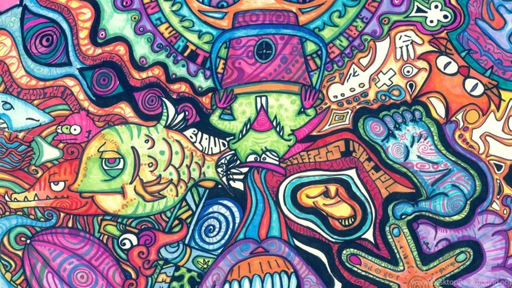Fish Psychedelic Trippy Art Wallpapers – Wallpaperjosh