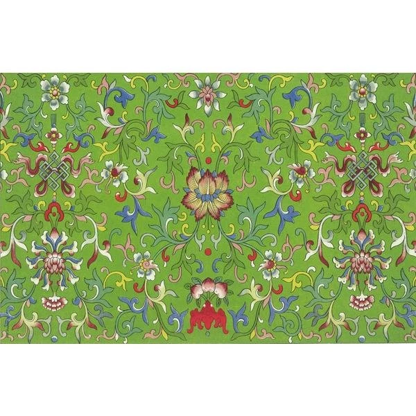 Vintage Green Wallpapers Stain resistant Reusable Paper Placemats ...