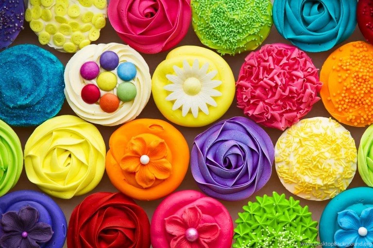 Colorful Cupcakes Wallpapers Download For Desktop & Mobile