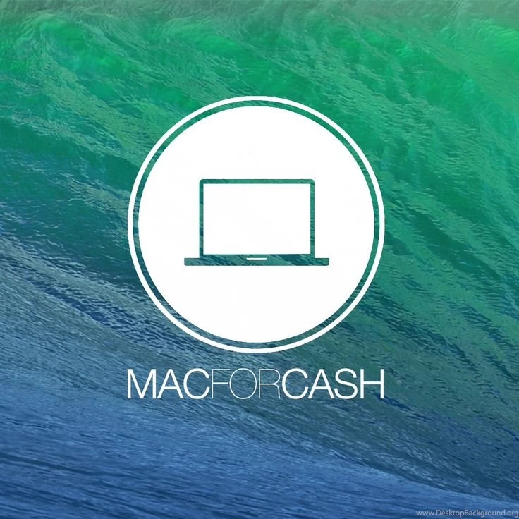 Macforcash Flat Minimal Logo Design On OSX Maverick Backgrounds ...