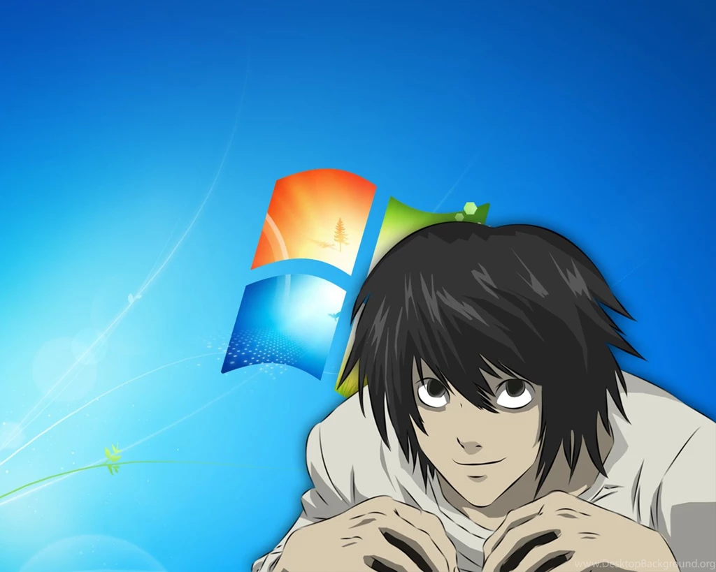 L (Death Note) On Your Background! By AnimeARTMakerNL On DeviantArt