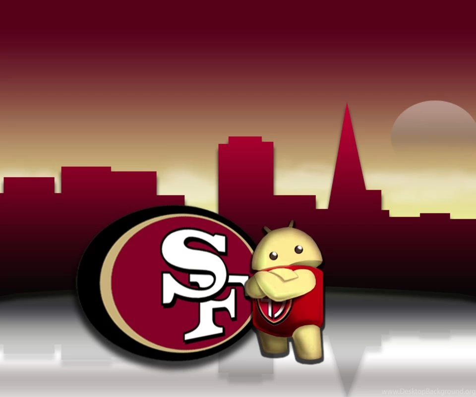 San Fransico 49ers Android Galaxy S2 Wallpapers (960x800)