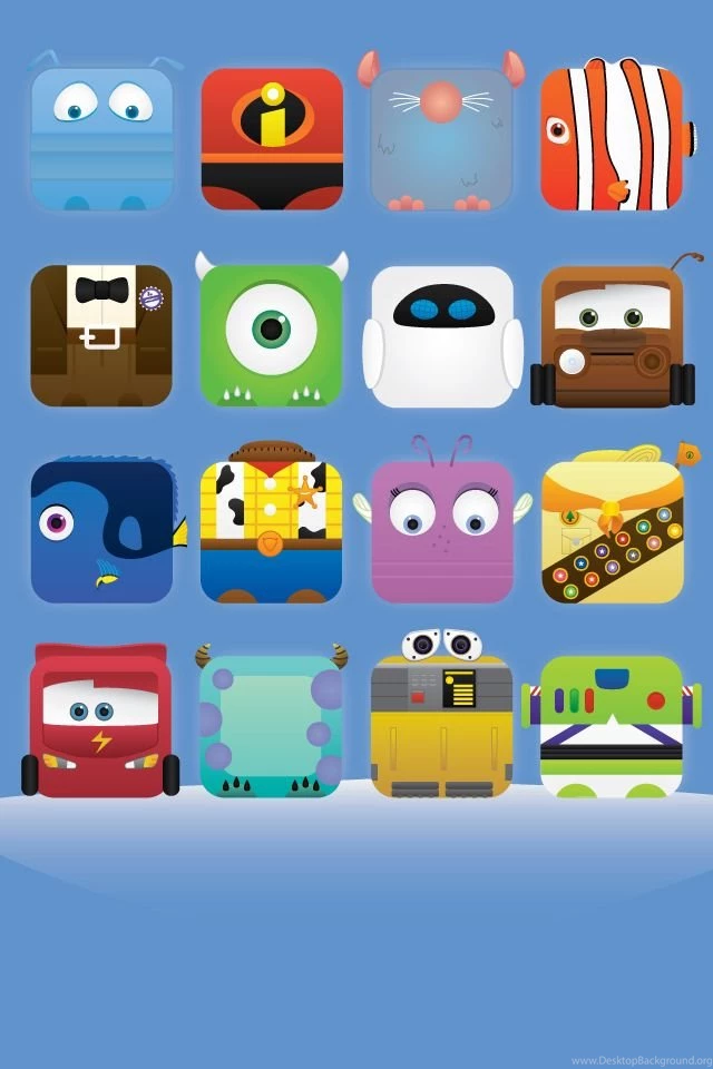 Pixar iPhone Backgrounds :)