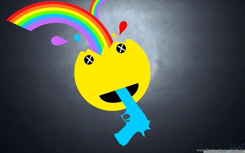 Headshot Smileyface HD Desktop Wallpapers : Widescreen