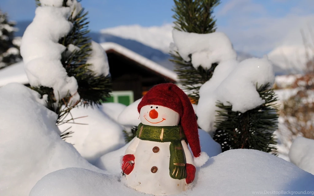 30 Christmas Snowman Wallpapers Pictures
