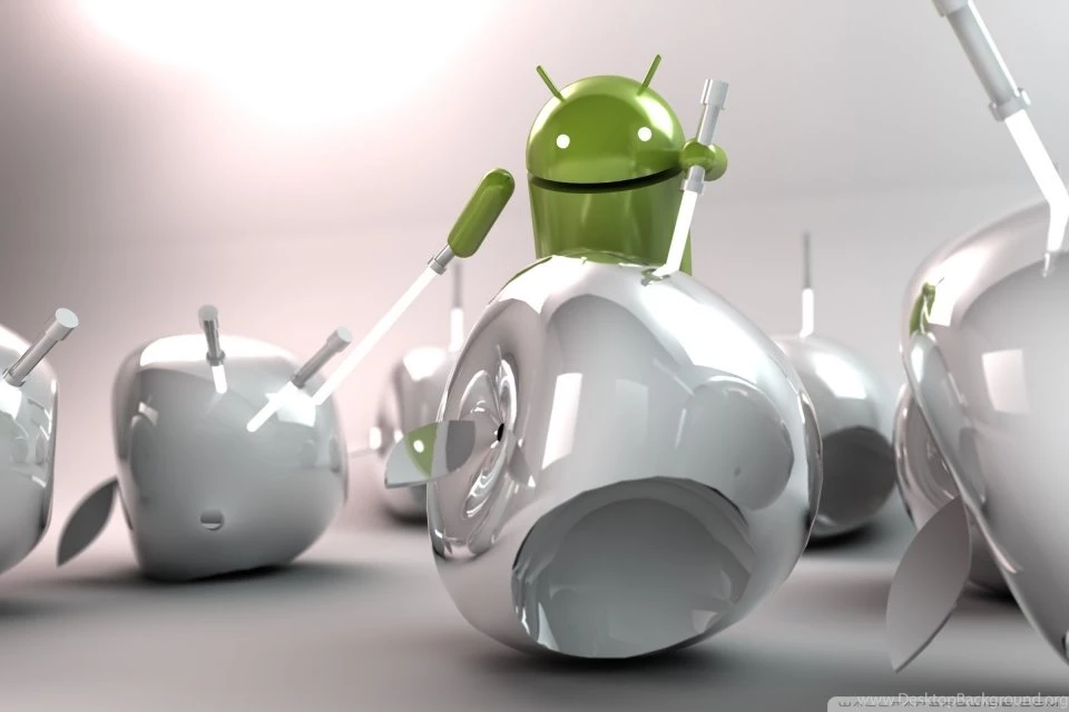 Android Vs Apple HD Desktop Wallpapers : High Definition : Mobile