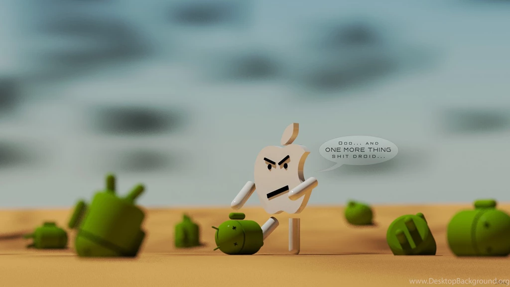 Apple Mac Vs. Android Wallpapers