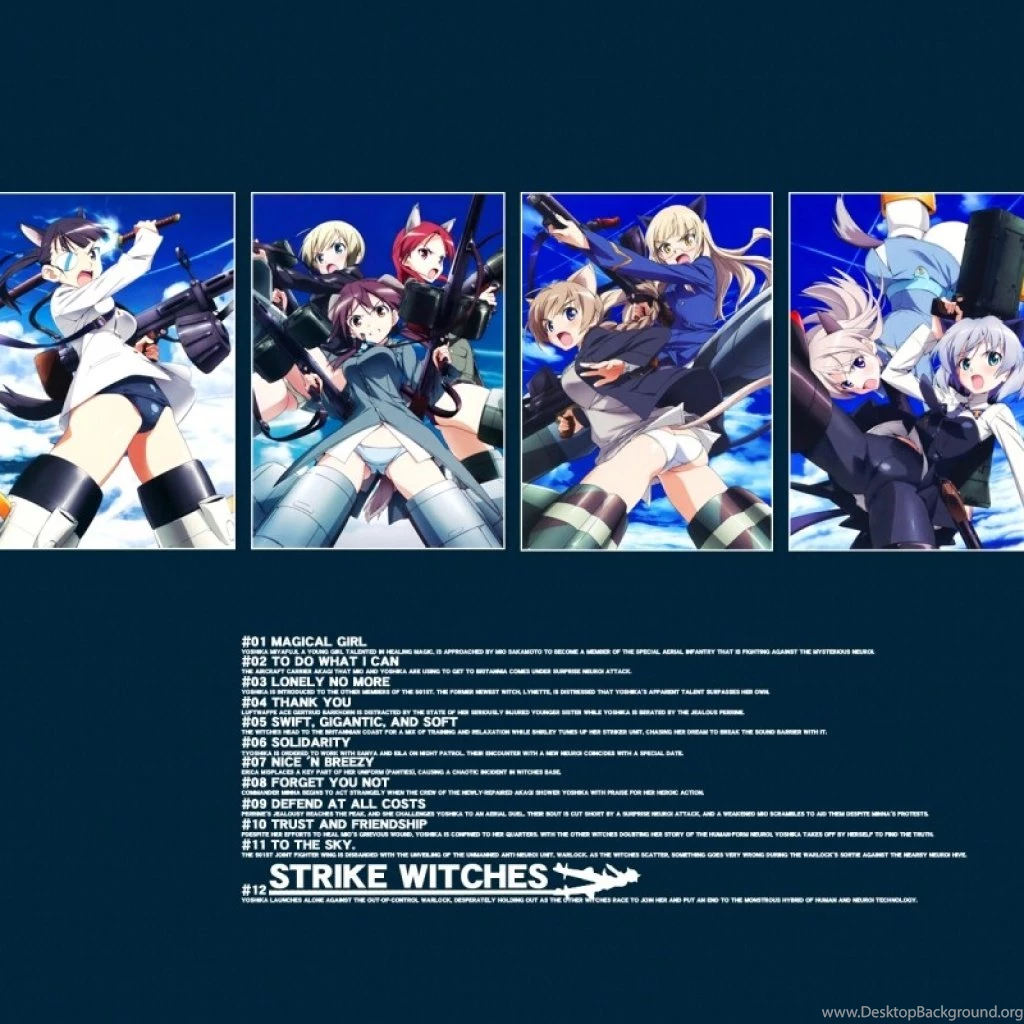 Strike Witches iPad 1 & 2 Wallpapers