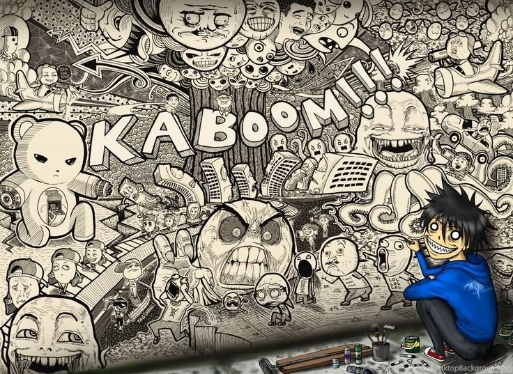 Free Download Kaboom Graffiti Wallpapers