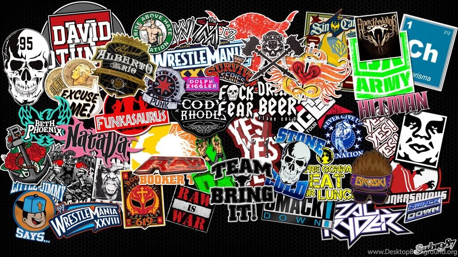 WWE Stickerbomb Wallpapers HD By Sub1987thai On DeviantArt