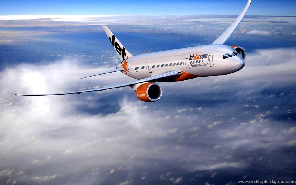 Orange Boeing 787 Plane Wallpapers High Res Sto