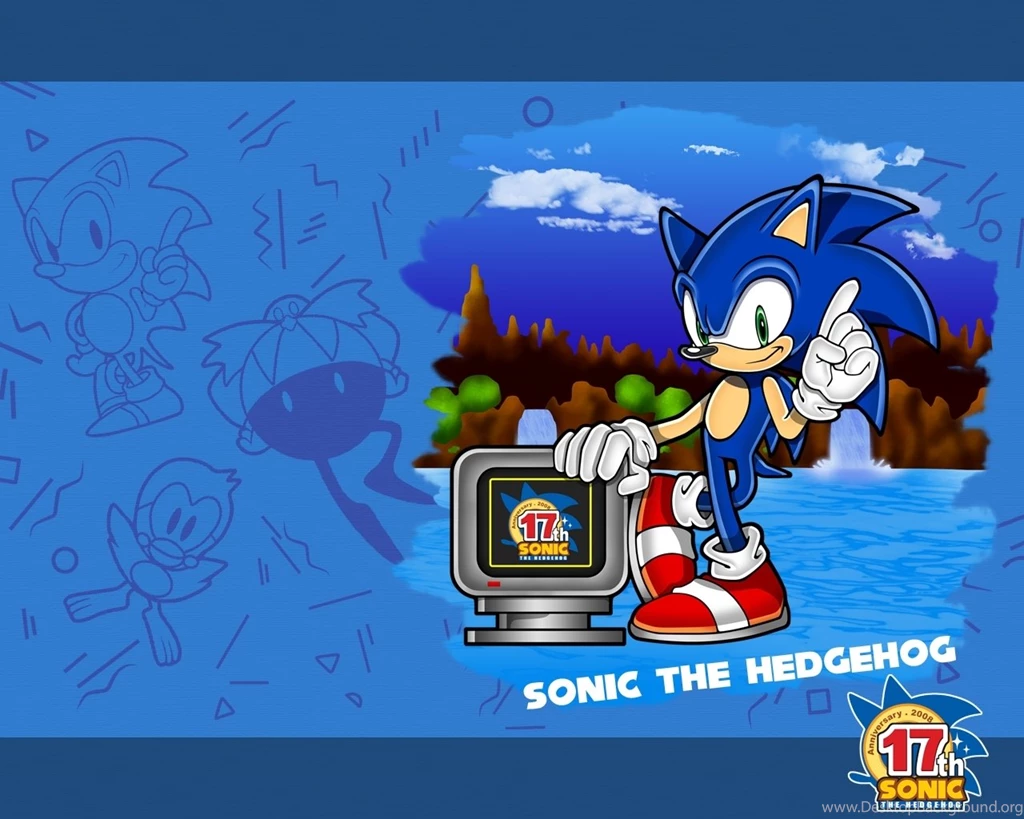 15th Anniversary Sonic Sonic The Hedgehog Wallpapers (10134705 ...