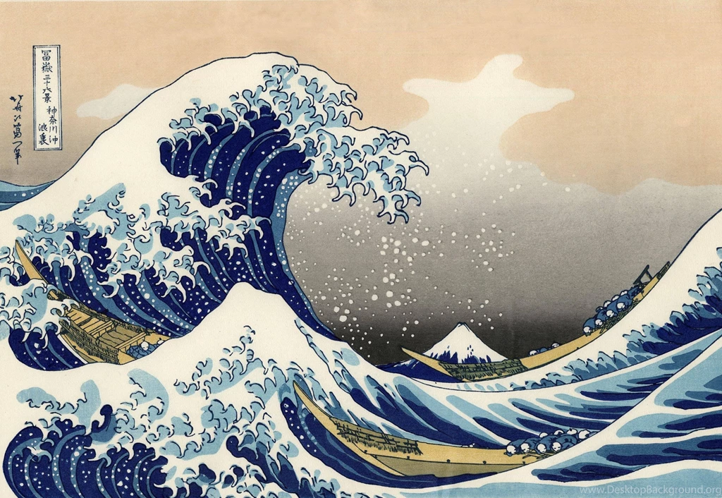 The Great Wave Off Kanagawa Wallpapers Wallpapers Cave