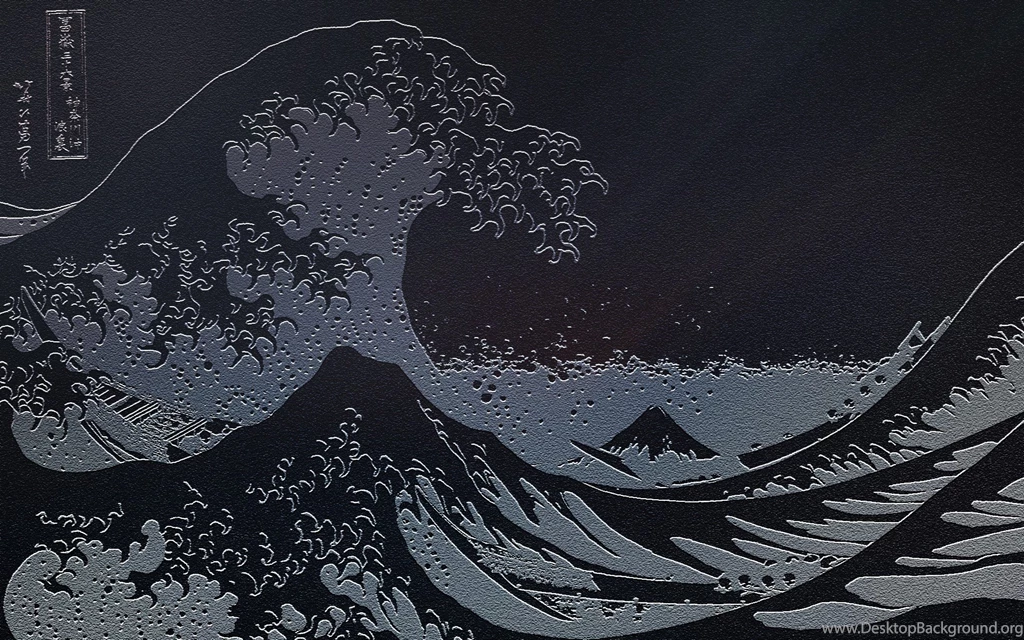 Waves Japanese Artwork The Great Wave Off Kanagawa Sea Wallpapers ...