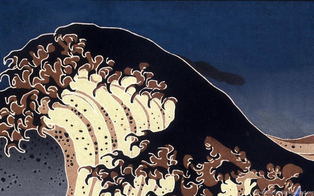 Inverted The Great Wave Off Kanagawa