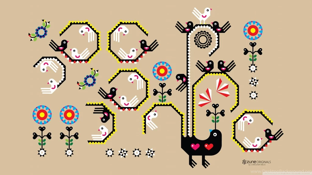 Zune Digital Cross Stitch HD Desktop Wallpapers : Widescreen : High ...