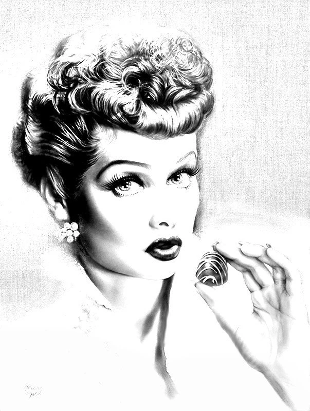 Lucille Ball Ink Drawing By Warholstein On DeviantArt