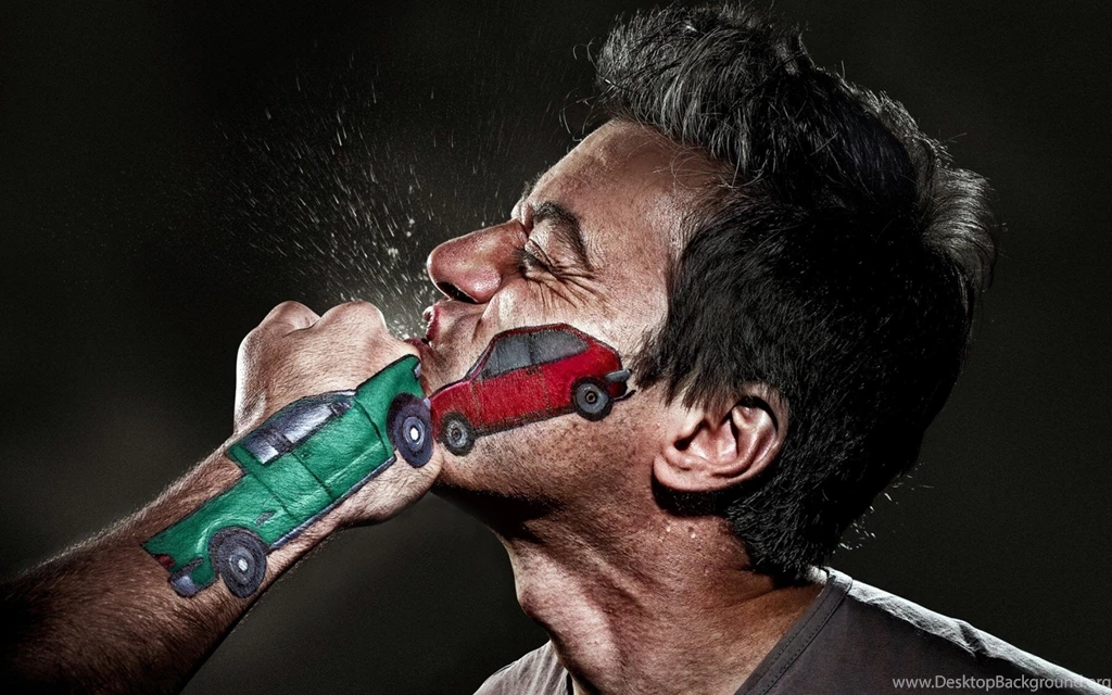 Download Car Crash Tattoos 3D Art Wallpapers HD Desktop Mobile Free ...