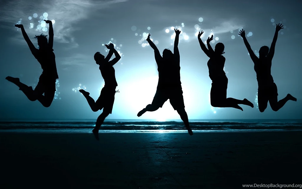 Happy People Jumping Wallpapers HD [1680x1050]   Free Wallpapers ...