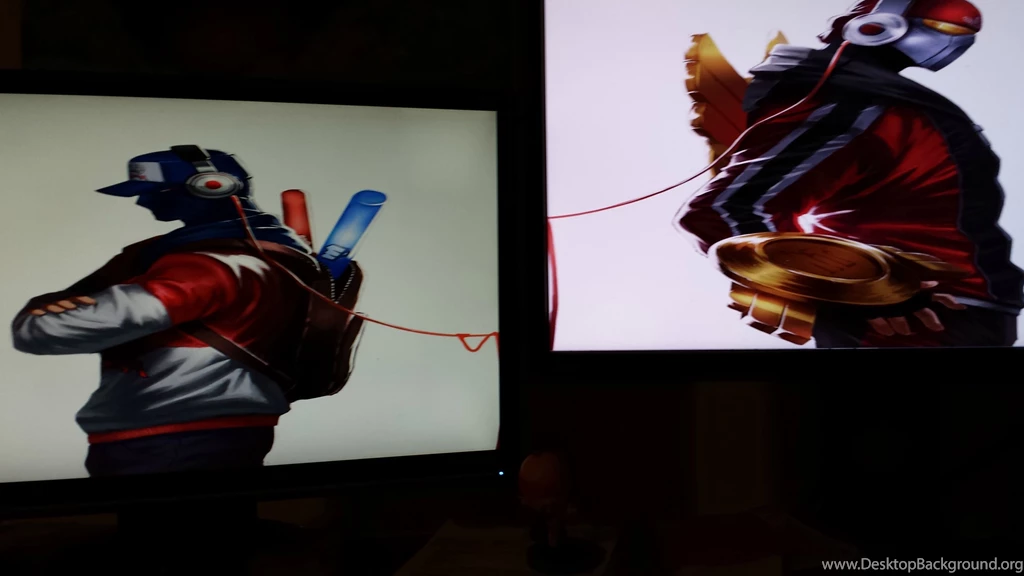 SKT Zed And TPA Shen Wallpapers (lolesports Twitter) For Dual ...