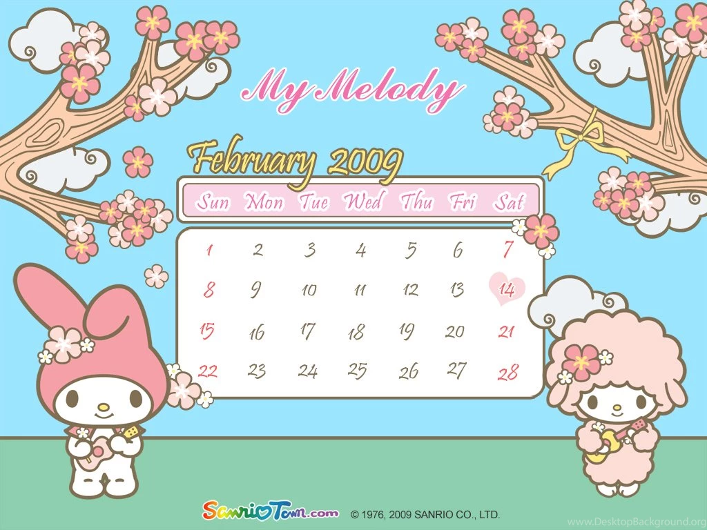 My Melody Calendar Wallpapers My Melody Wallpapers (6973569) Fanpop