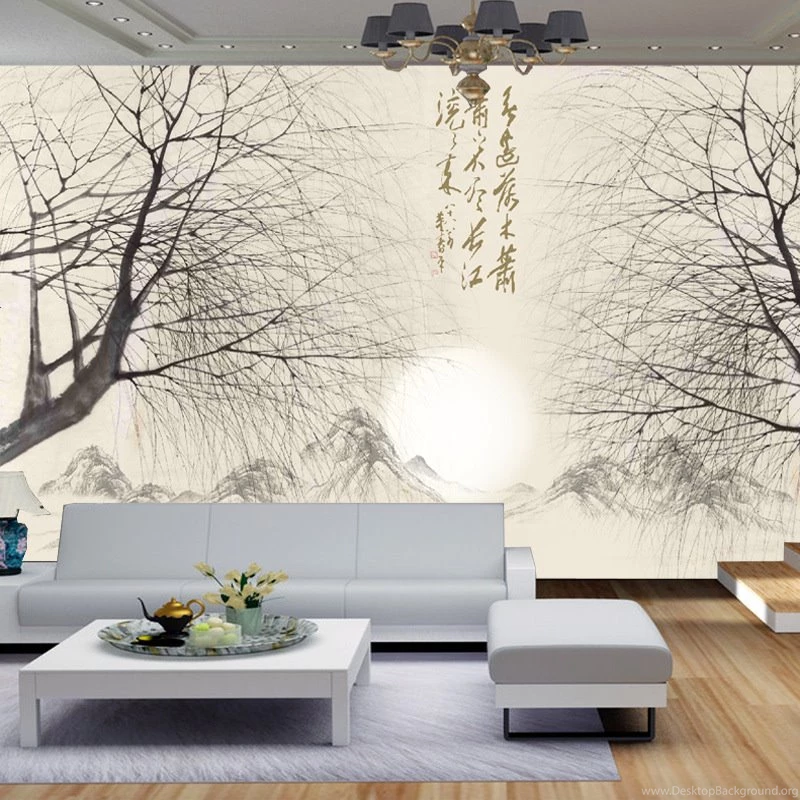 Sela Wei Chinese Tree Silhouette Simple Minimalist Personality ...