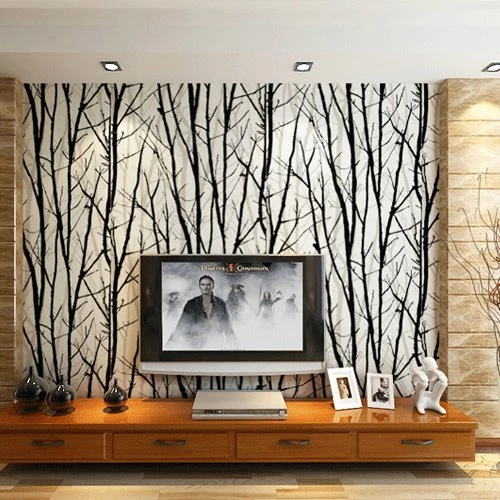 Popular Black White Tree Wallpaper Buy Cheap Black White Tree ...