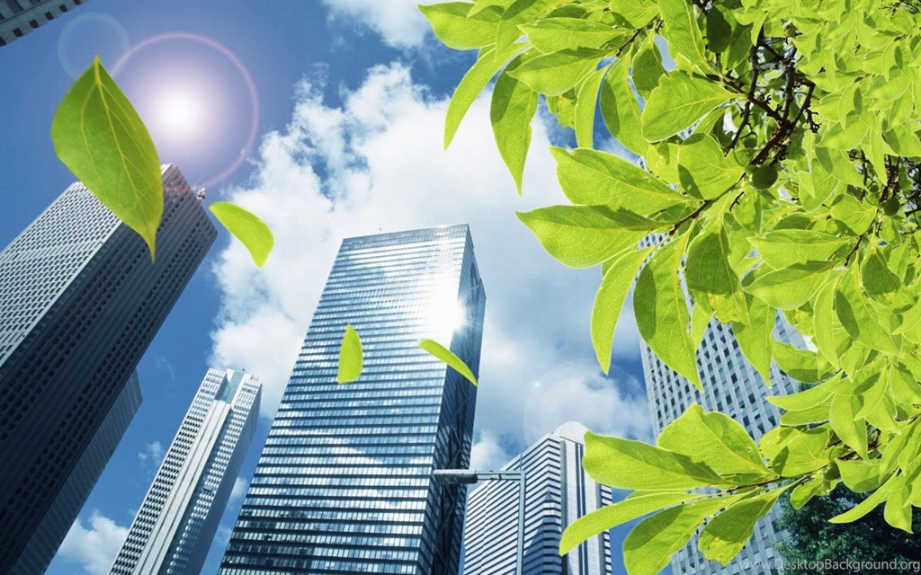 1280x800 Green Leaves Falling Desktop PC And Mac Wallpapers