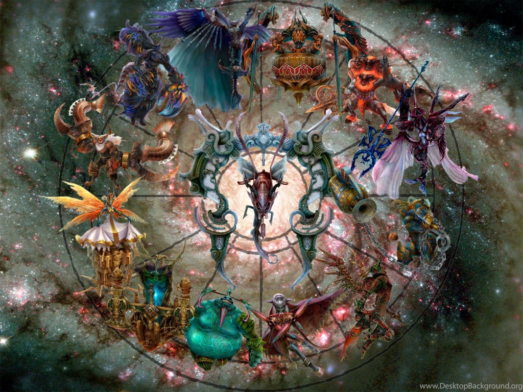 Hell Creatures Zodiac Circle Computer Wallpapers, Desktop ...
