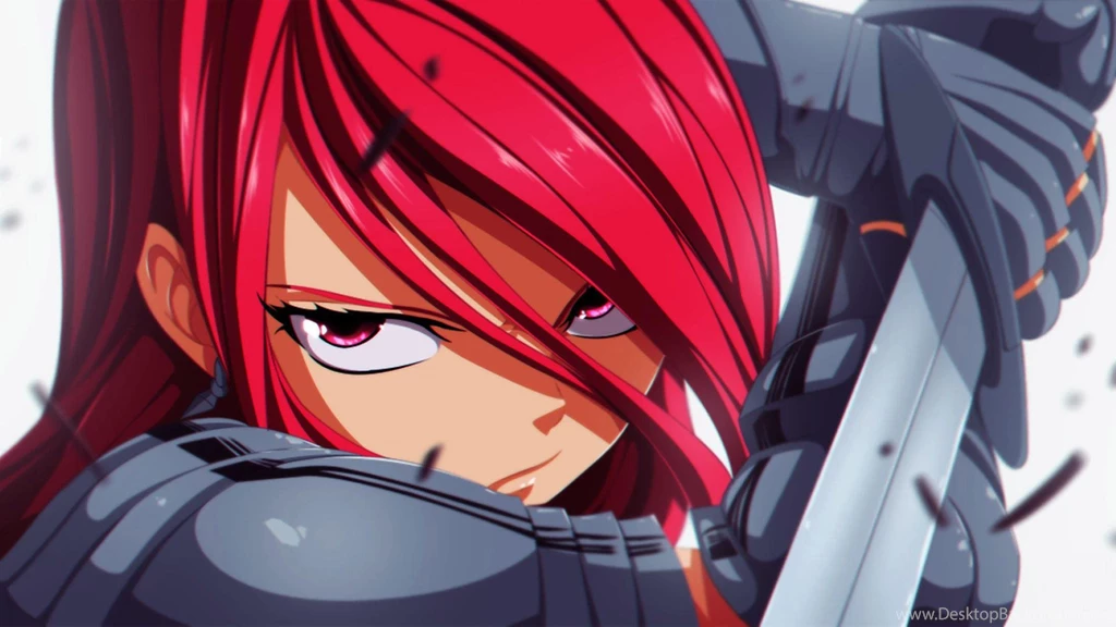 Erza Scarlet In Fairy Tail HD Desktop Wallpapers : Widescreen ...