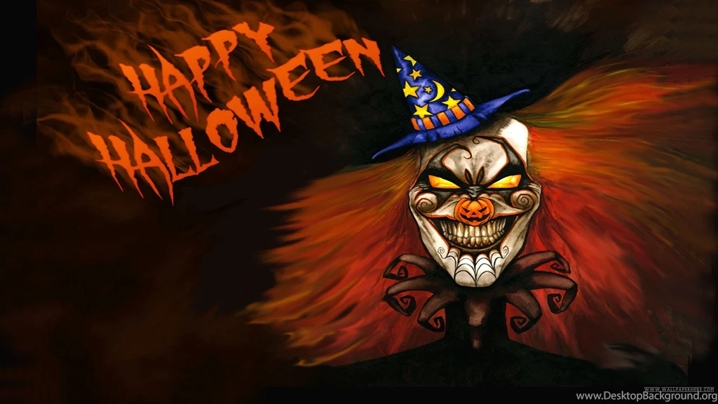 Scary Clown Halloween 3d Abstract Wallpapers