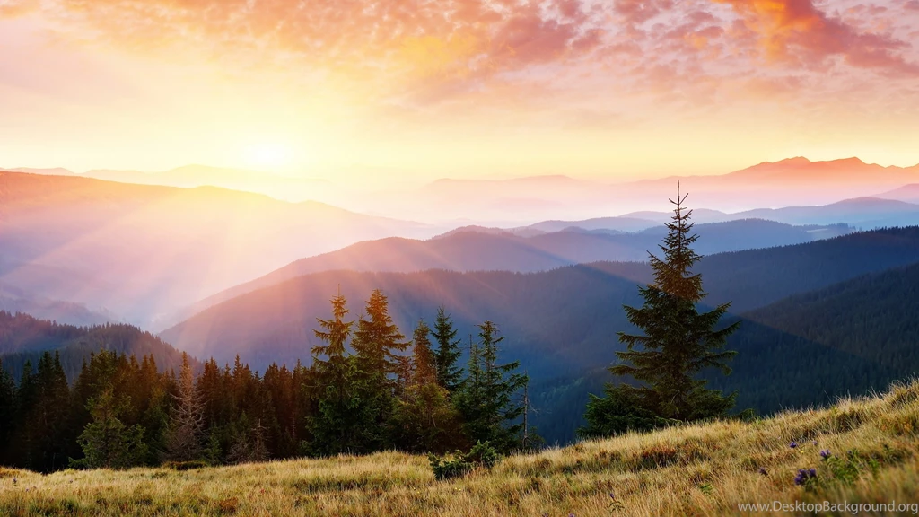 Download Wallpapers 2560x1440 Sun, Light, Inspiration, Mountains ...