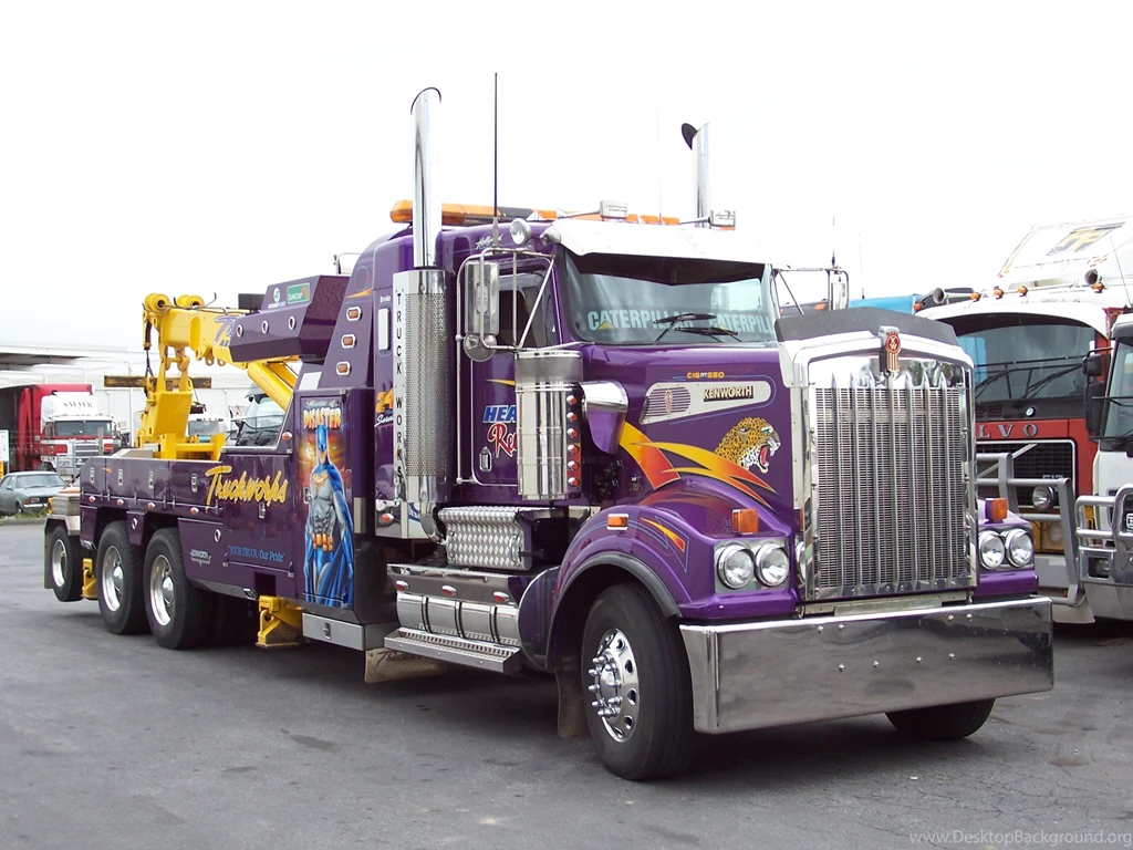 2 Kenworth Tow Truck HD Wallpapers