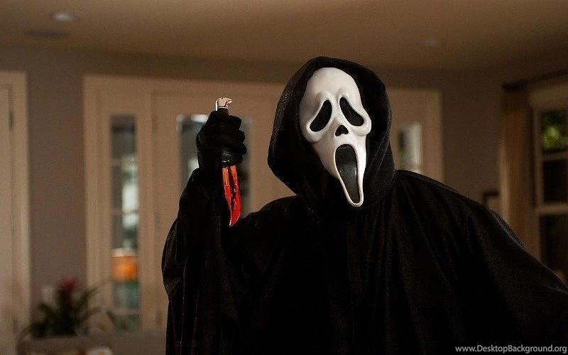 Murder Mask Knife Scary Movie Dark Horror Free Desktop Backgrounds ...
