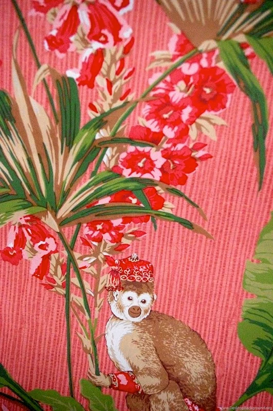 FINDS: Thrifted: Monkeys Wearing Hats Wallpapers