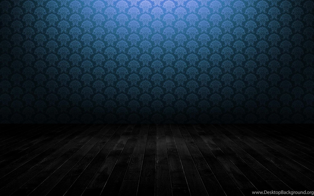 Blue Pattern Wall And Wooden Floor HD Desktop Wallpapers ...
