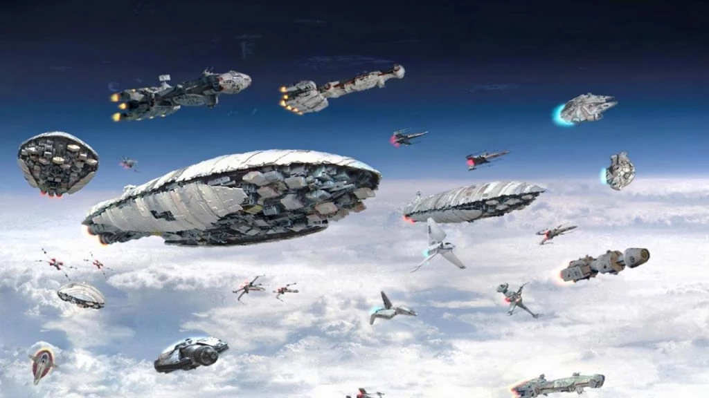 SHIPS OF STAR WARS UNIVERSE WALLPAPER (
