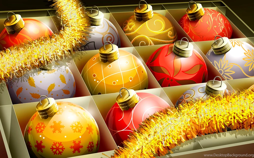 HD Christmas Balls Wallpapers