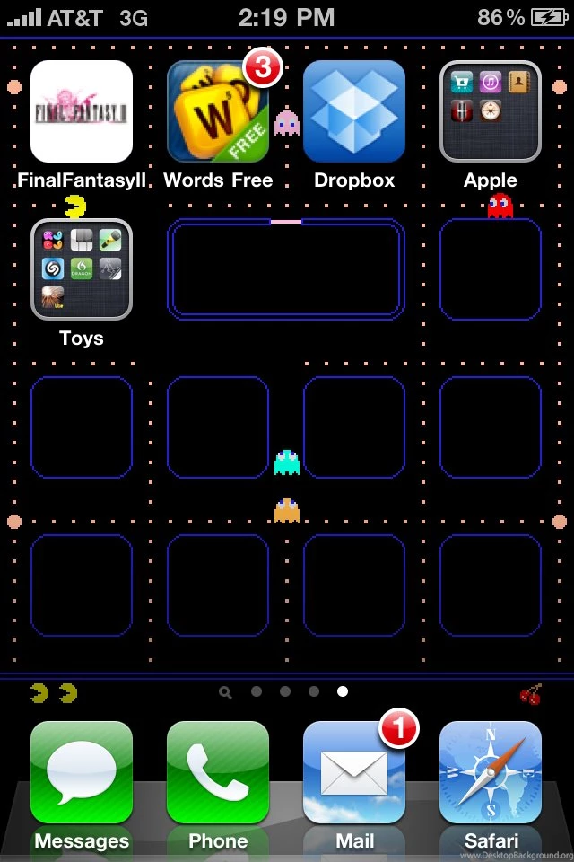 PacMan iPhone Wallpapers