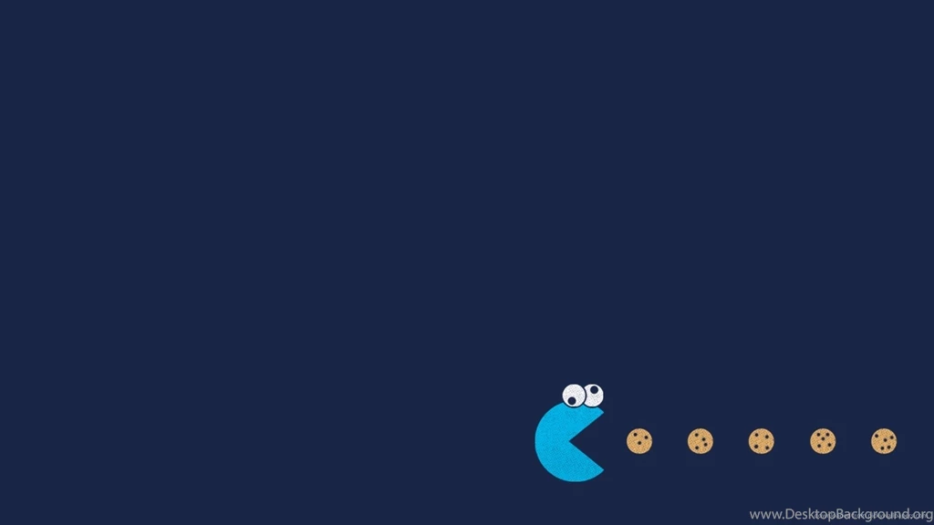 Cookie Monster Pacman Wallpapers For iPhone 4