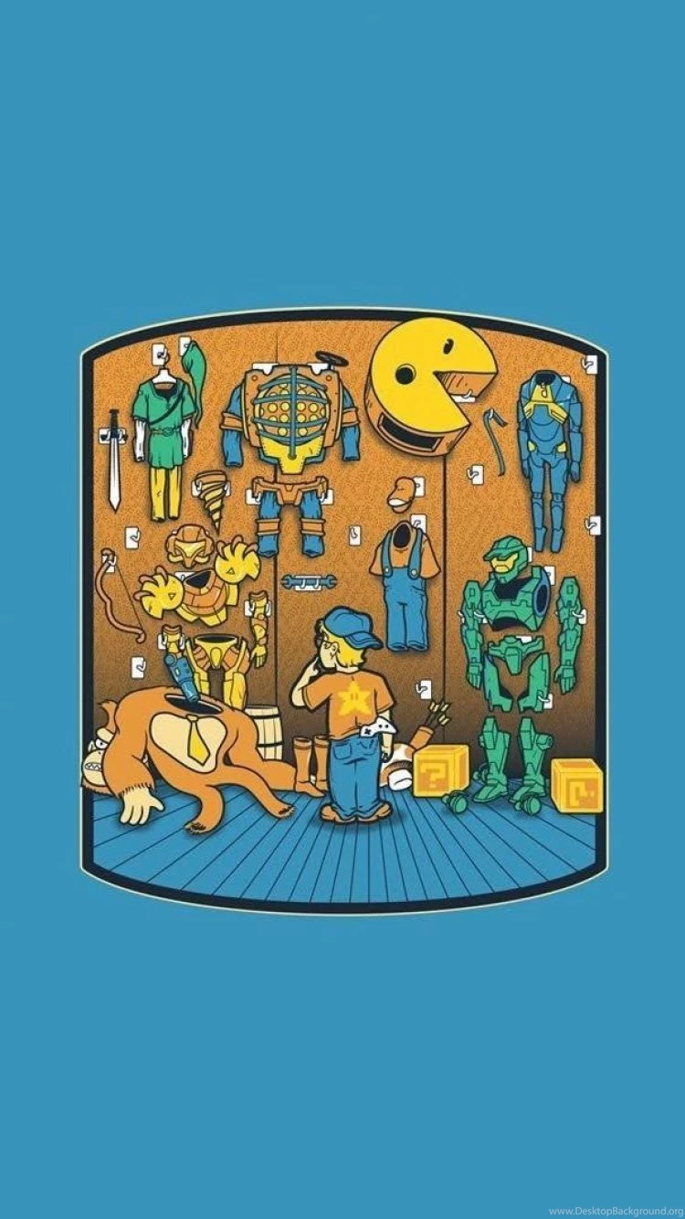 Download Wallpapers 750x1334 Half Life, Gordon Freeman, Pacman ...