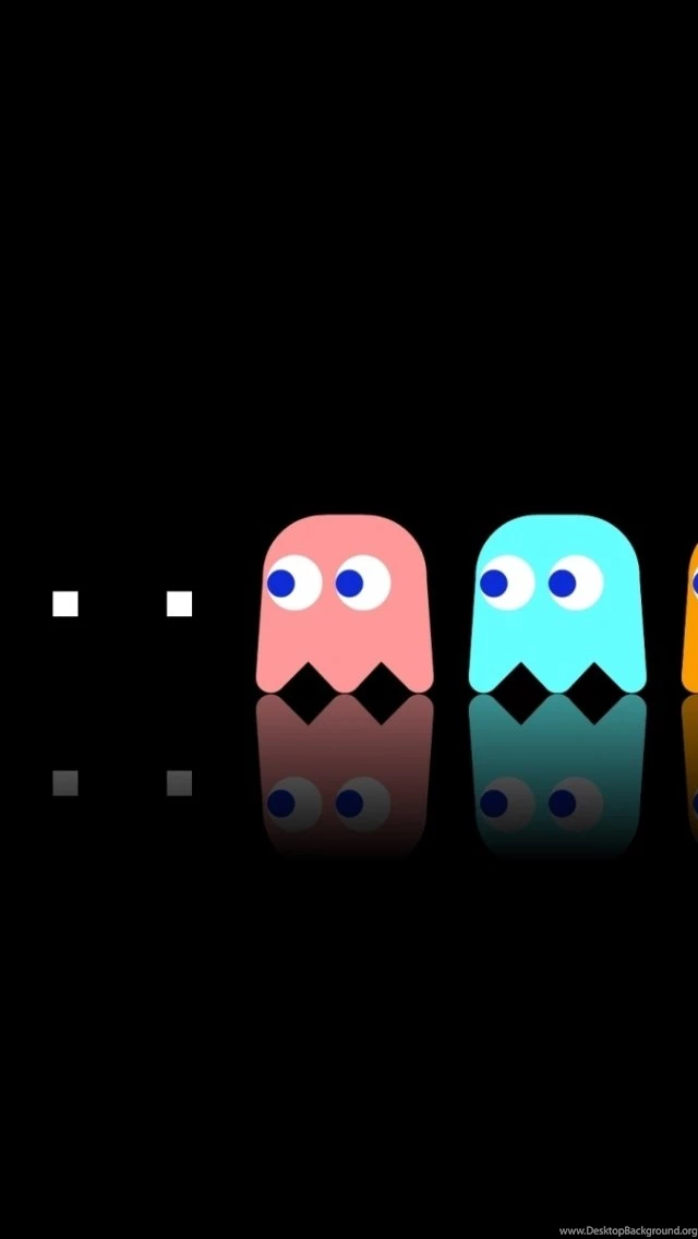 Download Wallpapers 640x1136 Pacman, Game, Multi colored, Eating ...
