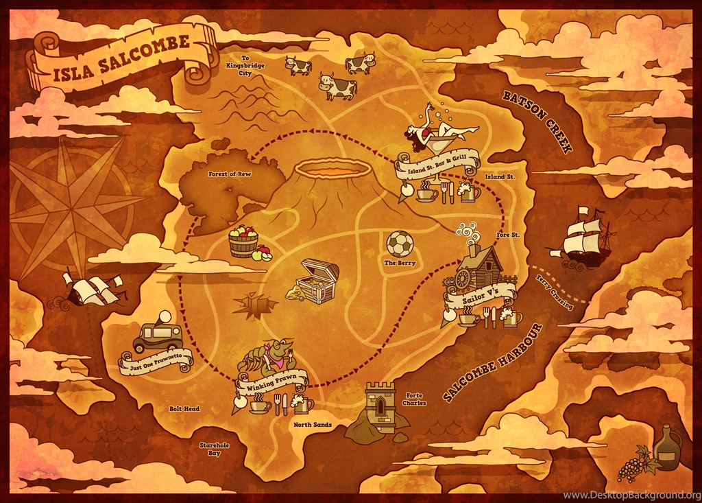 Treasure Map Illustration By LittleBOYblack On DeviantArt