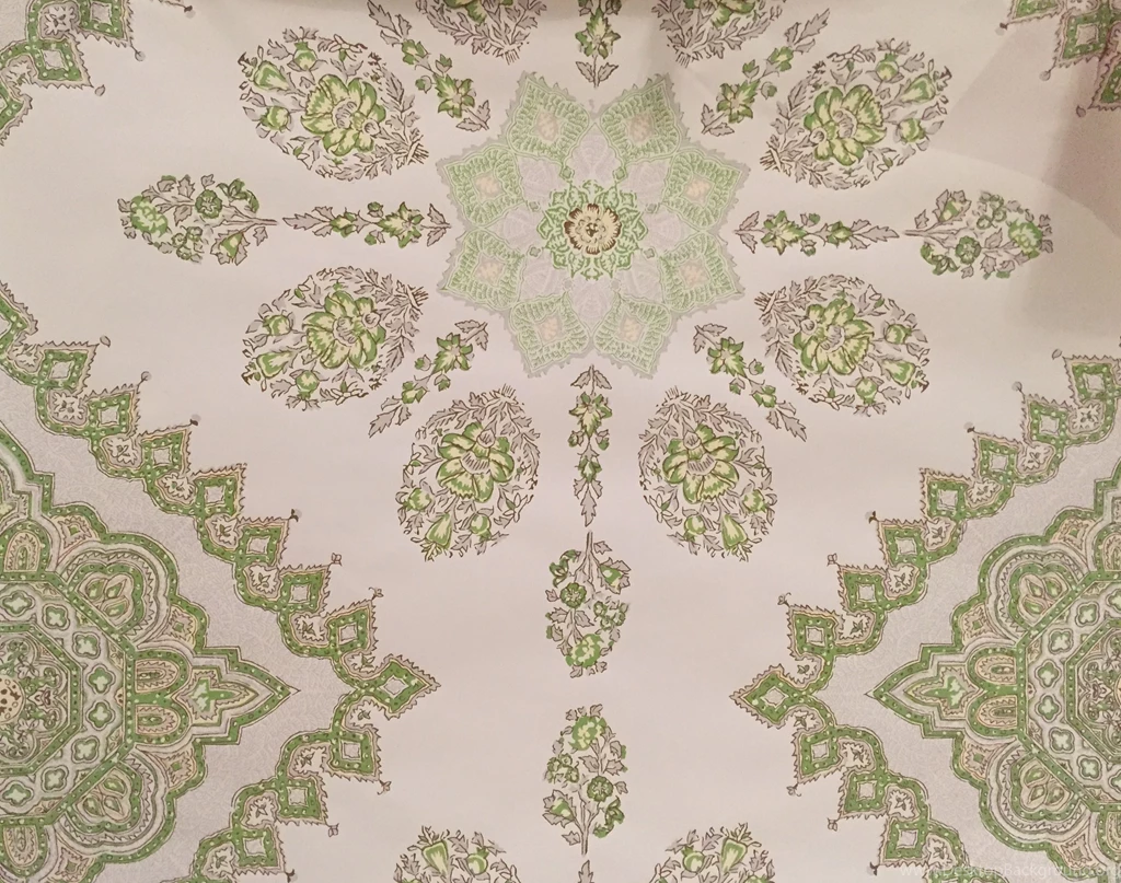 Quadrille Persepolis Green & Lavender Wallpapers