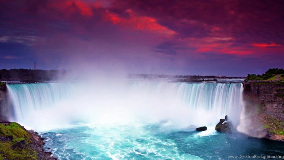Niagara Falls At Night Lights Hd Wallpapers For Desktop Backgrounds ...
